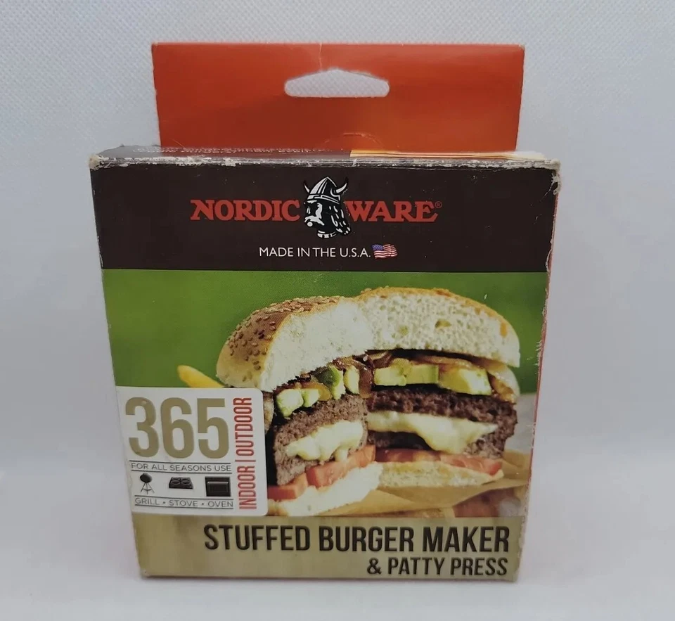 Prensa para hamburguesas rellenas Nordic Ware Nordicware vintage Foto 1 de 4