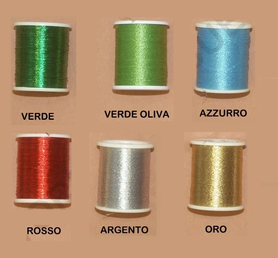 bobina 45mt filo brillante per legature anelli canne da pesca riparazione canna - Immagine 1 di 1