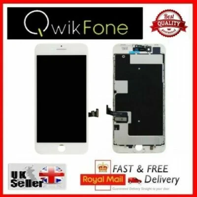 QWIKFONE For Apple iPhone 8 Plus Premium A1864 A1897 A1898 White LCD Screen Replacement