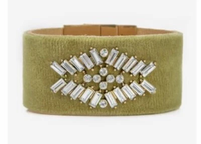 New Plunder Retired 浅绿色天鹅绒手链 — 第 1/3 张图片