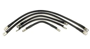 Club Car Precedent Golf Cart Battery Cable Set 4 Gauge 8 VOLT 2004 & UP USA MADE - Picture 1 of 1