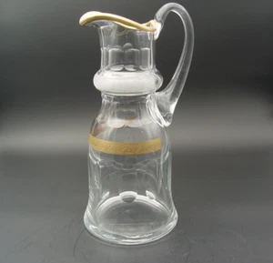 Bohemia Bleikristall Krug "Jessie"   vergoldet geschliffen 1,5 L mit Henkel - Bild 1 von 14