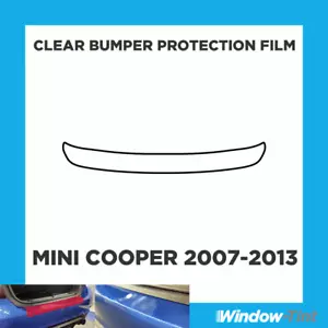 Película protectora de pintura protectora transparente para parachoques trasero Mini Cooper 07-13 - Imagen 1 de 3