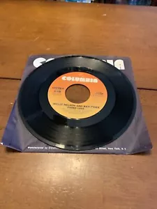 WILLIE NELSON & RAY PRICE Faded Love 45 7" COUNTRY Record Vinyl Columbia.Tested - Picture 1 of 9