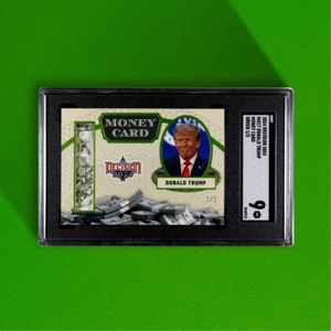 2024 Decision DONALD TRUMP Money Card GREEN FOIL 1/3 SGC 9 MINT - SHIPS FAST! - Picture 1 of 4