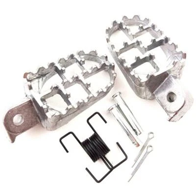 Accesorios de aluminio para motocicleta izquierda derecha carrocería estriberas montaje reposapiés estribo Foto 1 de 4