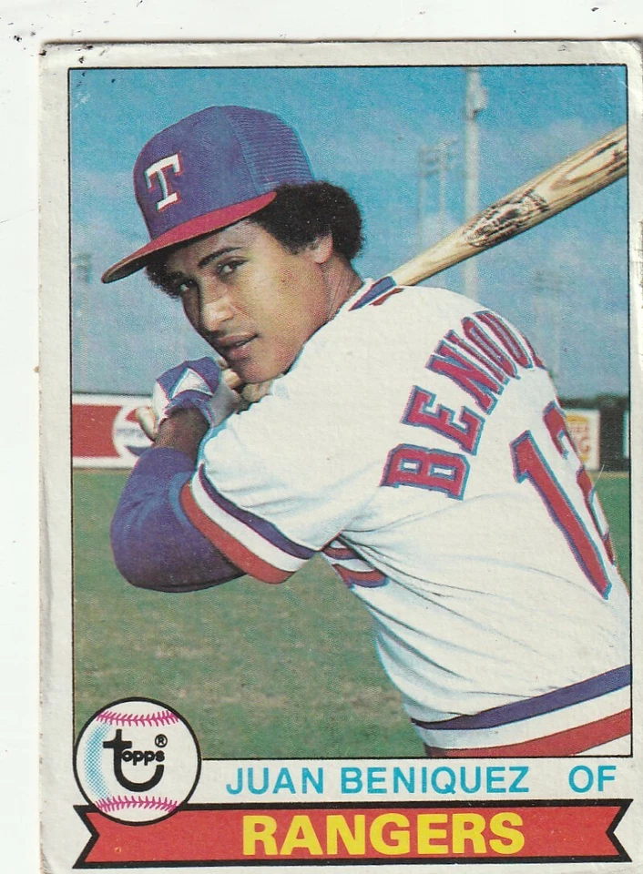 FREE SHIPPING-FAIR-1979 Topps Juan Beniquez #478 RANGERS PLUS BONUS CARDS - Image 1 of 1