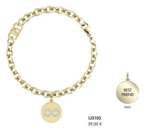 LIU JO BLOOM INFINITO BRACCIALE ACCIAIO DONNA LJ3103 NUOVO - Imagen 1 de 2