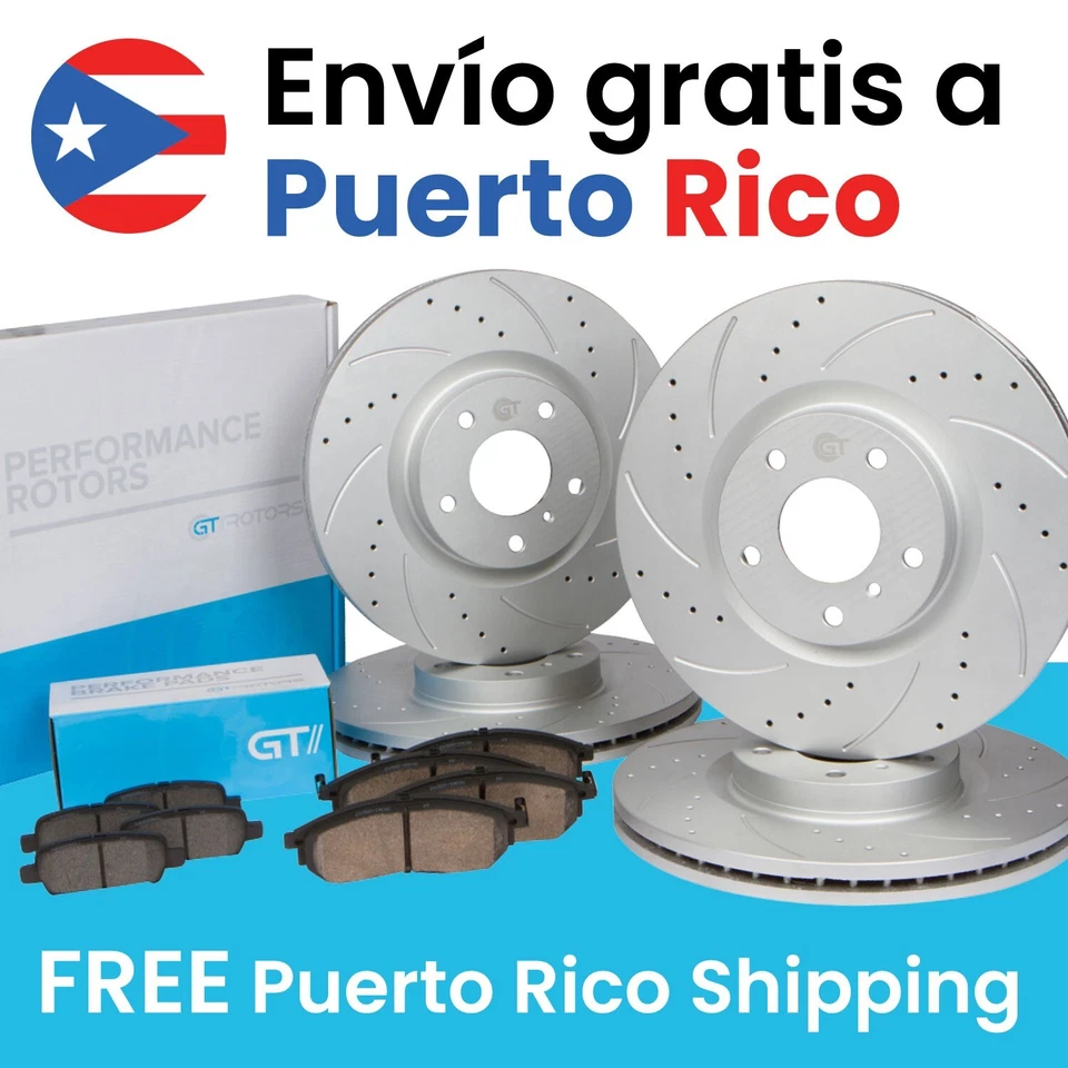 Delanteros Traseros Rotores de Freno y Pastillas para Toyota Camry Avalon 07-11 Foto 1 de 4