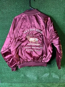 sharon maroon g&s gun room purple zip up jacket large - Picture 1 of 5