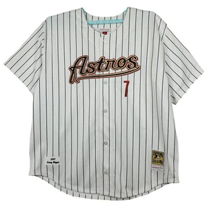 Authentic Craig Biggio Houston Astros Mitchell & Ness MLB 3XL XXXL Jersey NWT - Picture 1 of 10