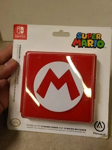 PowerA Premium Game Card Case Super Mario "M" Symbol 1502970-02 - Picture 1 of 7