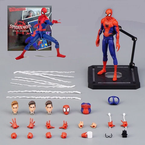 New Spider Man Action Figure Legends into the Spider-Verse Peter Parker PVC box Cover