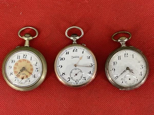 161/5/325 Taschenuhr 3x u.a. Zentra antik - Bild 1 von 8