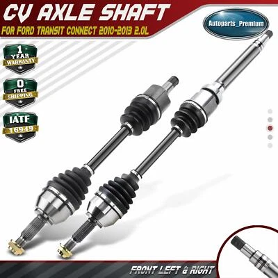2 件前左右 CV 轴组件适用于福特 Transit Connect 2010 - 2013 2.0L — 第 1/4 张图片