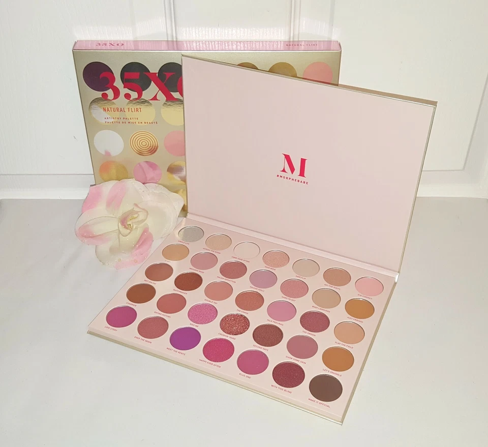 Morphe 35XO Natural Flirt Artistry Eyeshadow Palette Authentic Limited Edition - Image 1 of 1