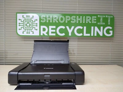 Canon PIXMA iP110 Digital Photo Inkjet Printer - No PSU - Missing some covers. - Image 1 of 4