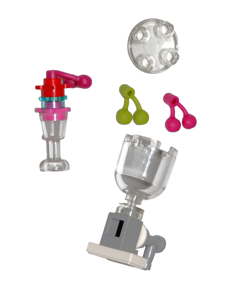 Lego Licuadora Transparente Batidora Helado/Juguete de Cerezas Alimentos Accesorios Lote Foto 1 de 2