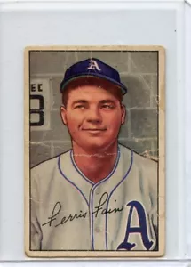 1952 Bowman Ferris Fain Philadelphia Athletics #154 ⭐️💥🎯 F/G - Picture 1 of 2
