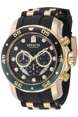 Invicta Men's 44522 Pro Diver Quartz 48mm Chronograph Black Dial Silicone Watch - image 1 of 4