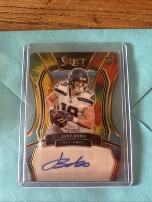 2023 Select Tie Dye Diecut Jake Bobo /25 Rookie Seattle  - Image 1 of 4