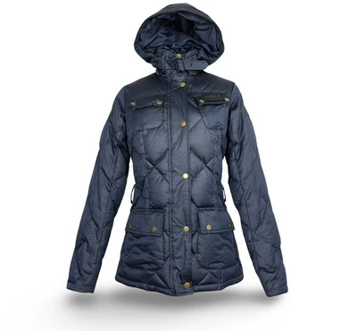 Barbour International Nation Down Jacket Puffer Ladies Womens 8 UK / 4 US - Image 1 of 4