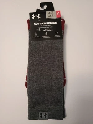 Under Armour UA Hitch Rugged Cushioned Boot Socks - Pitch Gray (1 pair) - Image 1 of 4