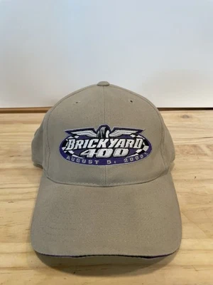 Винтажная регулируемая шляпа 2000 Brickyard 400 серая NASCAR Top Of The World - Изображение 1 из 4