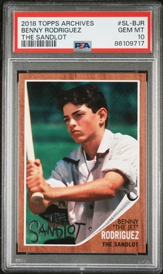PSA 10 BENNY THE JET RODRIGUEZ 2018 TOPPS ARCHIVES TARJETA SANDLOT SL-BJR POP 43 Foto 1 de 2