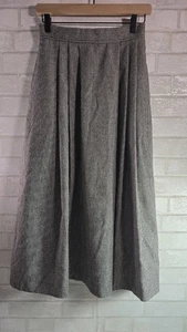 Evan Picone Vintage Wolle vorne Faltenrock schwarz & weiß Hahnentritt adrett Gr. 6 - Bild 1 von 9