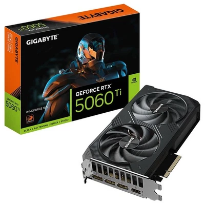 Carte Graphique Gigabyte GeForce RTX 5060 Ti WINDFORCE OC 16Gb - Photo 1/2