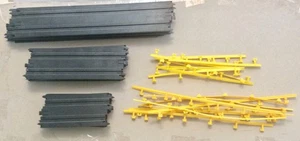 TYCO HO 6”, 9”, 15” SLOT CAR STRAIGHT TRACK & RAIL GUARDS - Picture 1 of 9