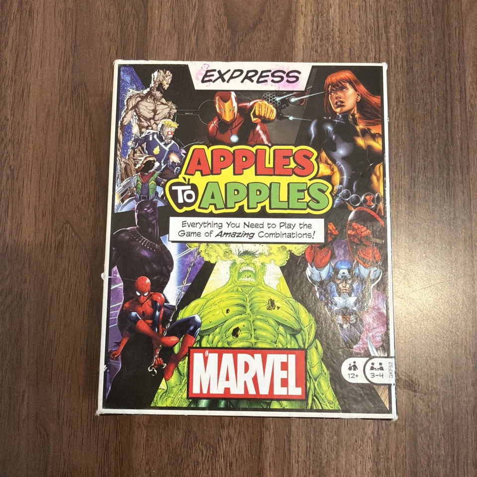 Apples to Apples Marvel Comics Express Card Game Ages 12 + 3-4 Players - Image 1 of 4