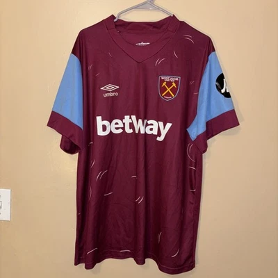 Umbro 2023/2024 West Ham United home jersey #5 Size XL Preowned - Image 1 of 4