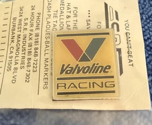 Vintage Nos Valvoline Racing Team Logo Indycar Cart Racing Mütze Pin 42 - Bild 1 von 1