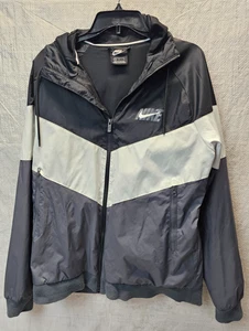 Nike Windbreaker Jacke RN 56323 CA 05553 Herren Gr. L grau Full Zip Kapuze - Bild 1 von 7