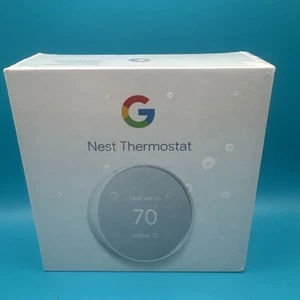 Google Nest Programmable Thermostat SNOW Color GA01334-US NEW SEALED - Picture 1 of 3