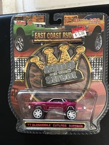 Maisto King of the Street ‘77 Oldsmobile Cutlass Supreme Red Magenta Metallic - Picture 1 of 2
