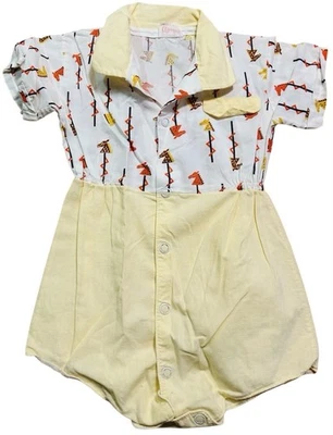 Jersey de una pieza vintage para niños Windsor Hobby Horse temático - vaquero occidental Foto 1 de 2