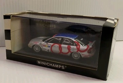 1:43 diecast Minichamps Audi A4 #1 Italian Champion 1995, E. Pirro. (182) NEW - Image 1 of 4