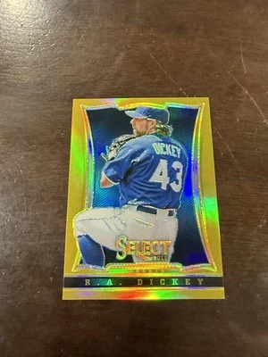 R.a. Dickey 2013 Select Gold Refractor #89 25/25 - Image 1 of 2