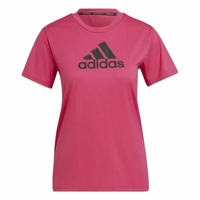 Maglia a Maniche Corte Donna Adidas Designed 2 Move Logo Fucsia - Immagine 1 di 4