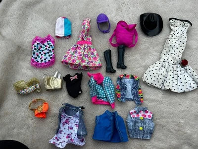 Lote de 18 peças de sapatos de roupas de boneca 12 polegadas Barbie/mistura genuína - Imagem 1 de 4