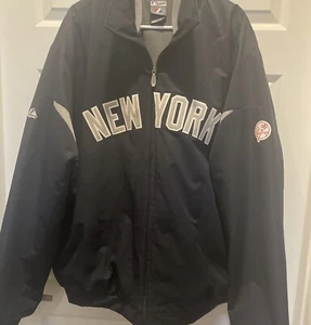 Vintage New York Yankees Majestic Jacket MLB Retro Therma Base 2XL Worn ONCE! ⭐️ - Picture 1 of 10