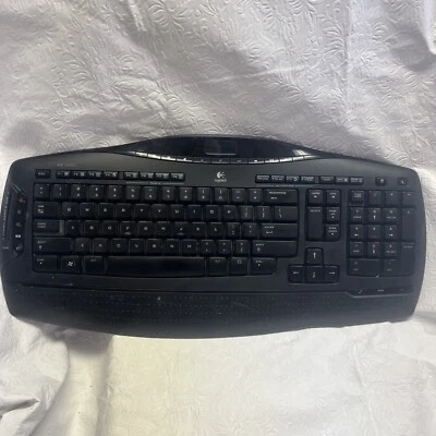 Logitech MX 3200 cordless Keyboard Wireless MX3200 867773-0403 NO RECEIVER 4.H3 - Image 1 of 4