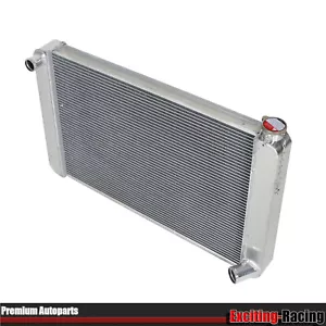 Radiador de refrigeración de aluminio de 3 filas de 31" x 19" para Universal Chevy GM SBC Heavy Duty - Imagen 1 de 9