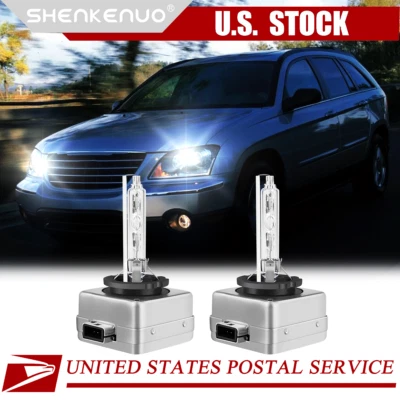 Para Chrysler Pacifica 2017-2018 - 6000K Xenón HID Faro Bombilla Luz Baja Brillante Foto 1 de 4