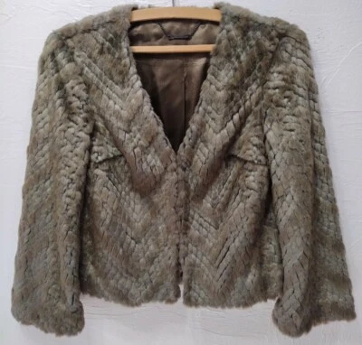 Trina Turk Faux Fur Jacket - Image 1 of 4