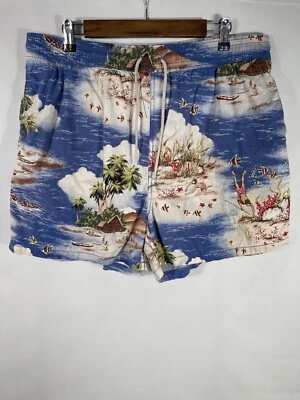 Polo Ralph Lauren Hombre XXL Multicolor Patrón Playa Traje de Baño Natación Corto Foto 1 de 4