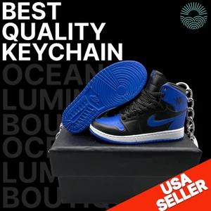 Air Jordan 3D Mini Sneaker Keychain, Basketball Sneaker Collectible, Box Options - Picture 1 of 8